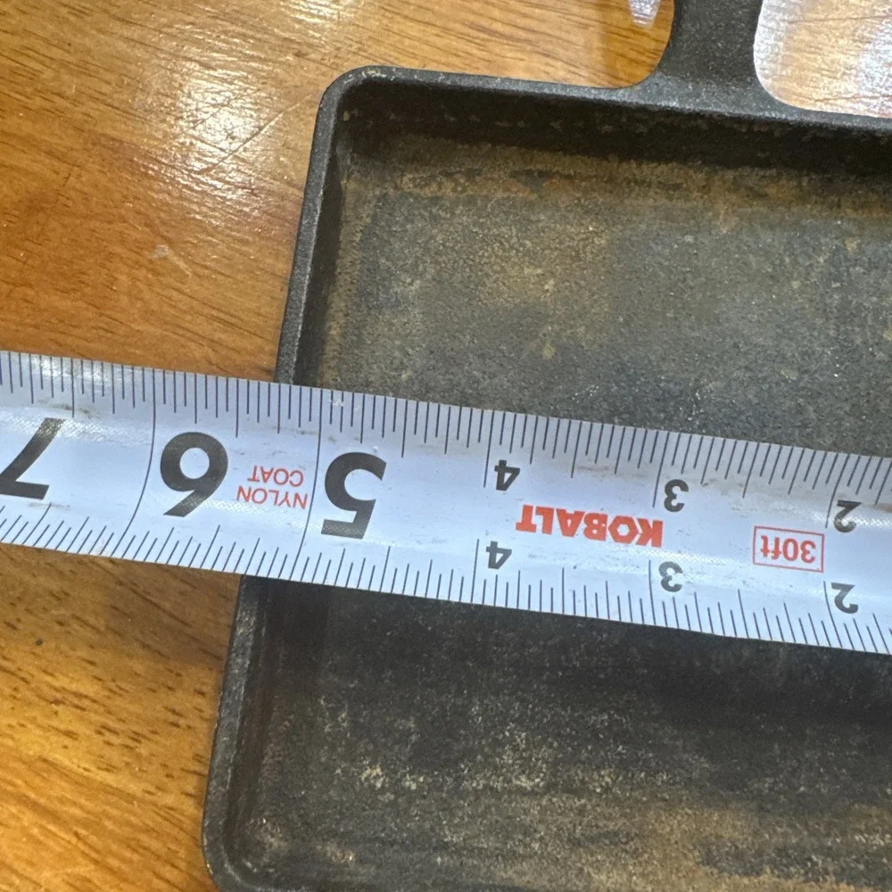 Cast Iron Skillet Mini Square 5